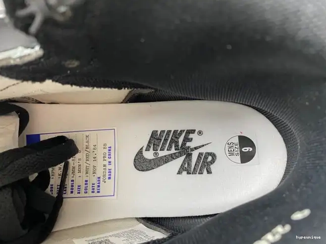HYPE Jordan White High BQ4422-001 (2023) Retro 1 85 Black 0405